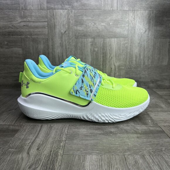 Under Armour Flow FUTR X Men's size 14  Green Basketball Shoes 3026046-300 - Picture 1 of 9